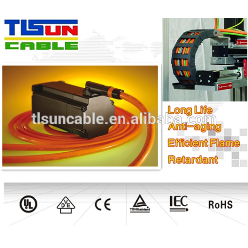Pur motor cable servo cable encoder cable for servo drives